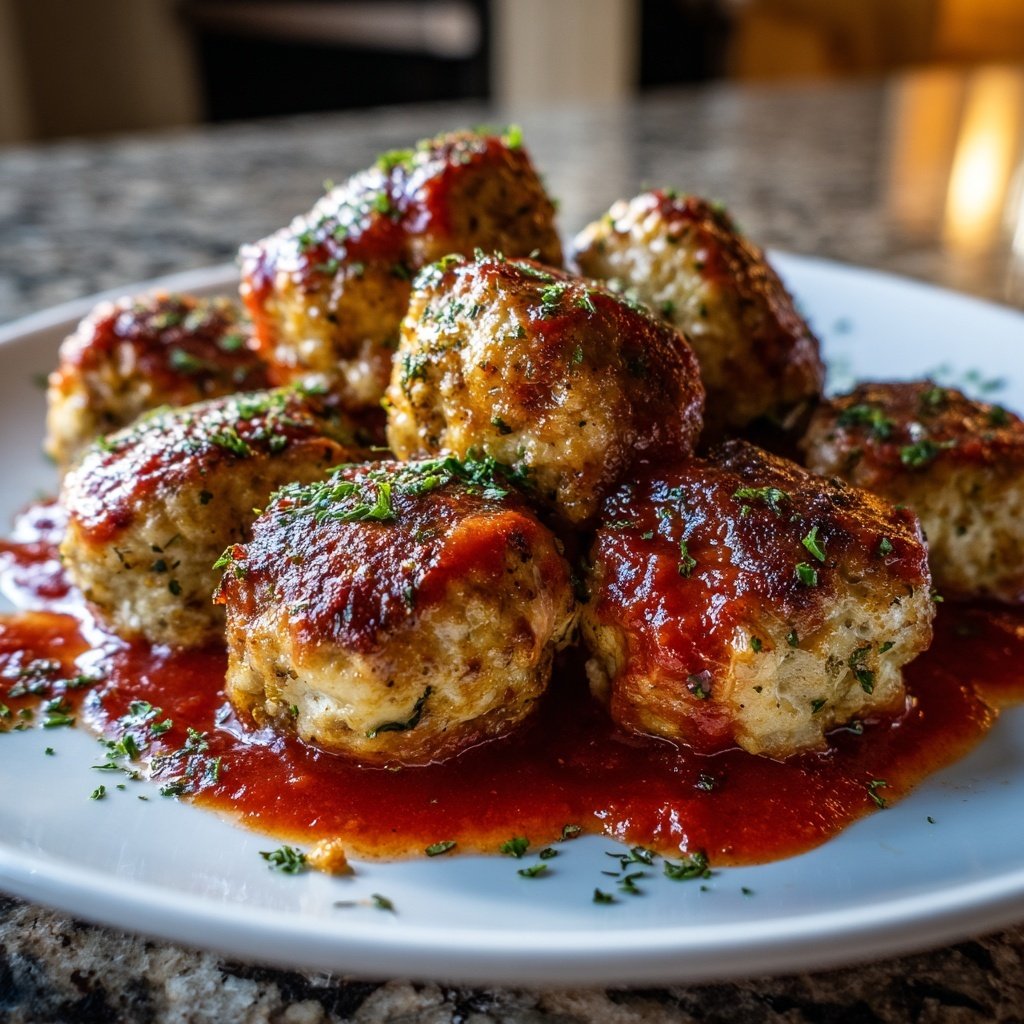 Baked Turkey Meatballs