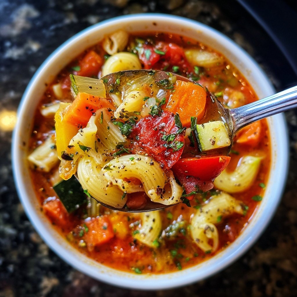 Healthy Crockpot Minestrone