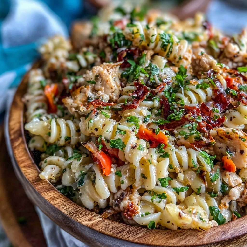 Easy Lunch Turkey Pasta Salad