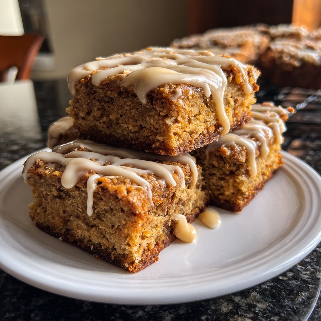 Vanilla Almond Breakfast Squares