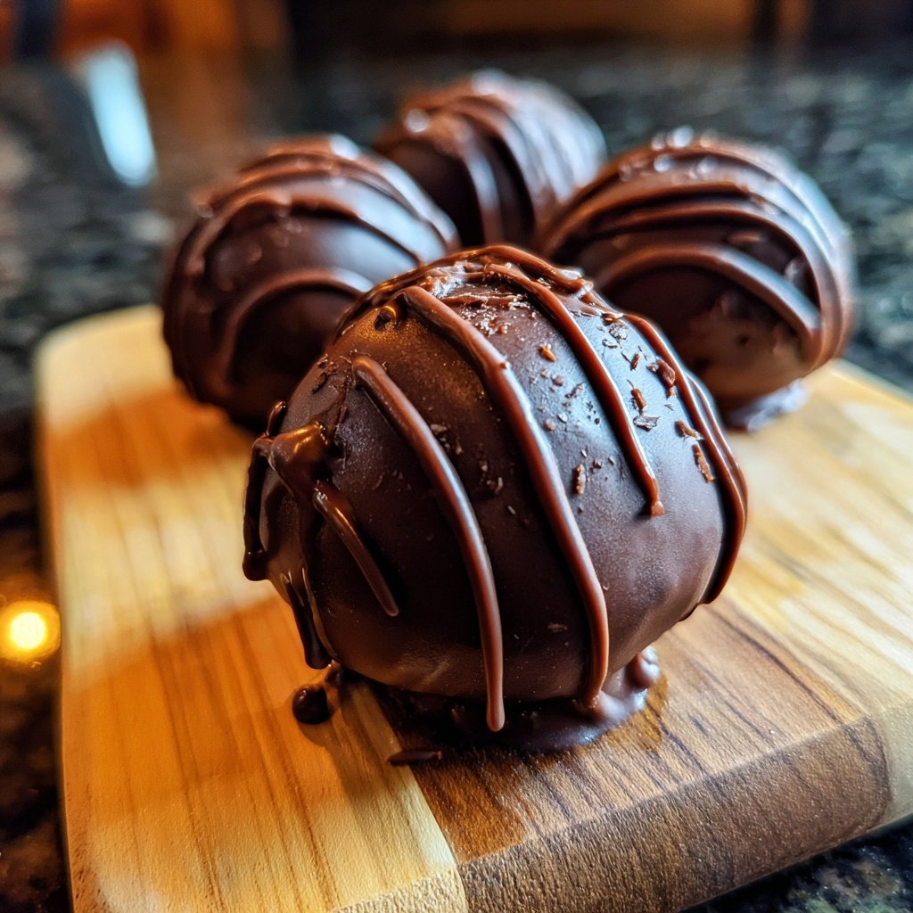 Chocolate Raspberry Truffles