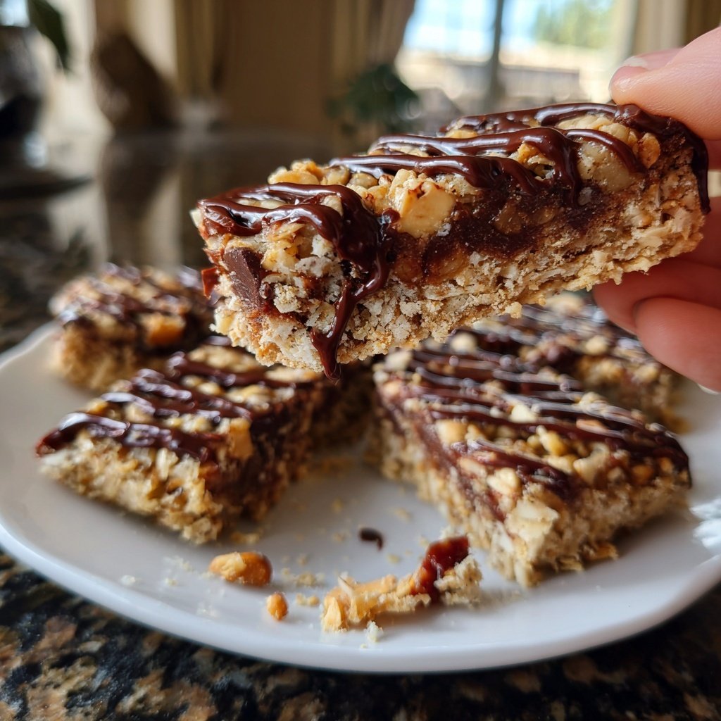 Chocolate Date Cashew Bars