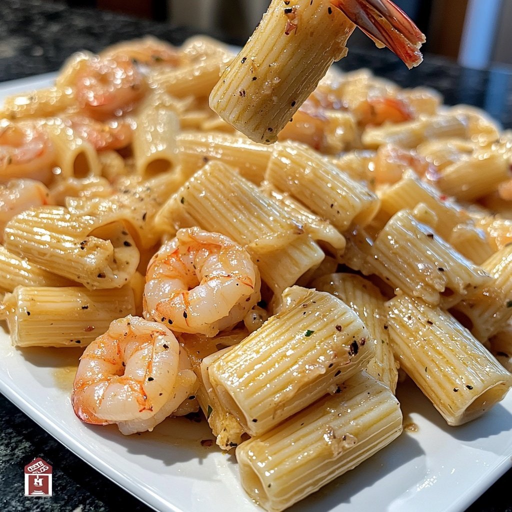 15-Minute Garlic Shrimp Pasta