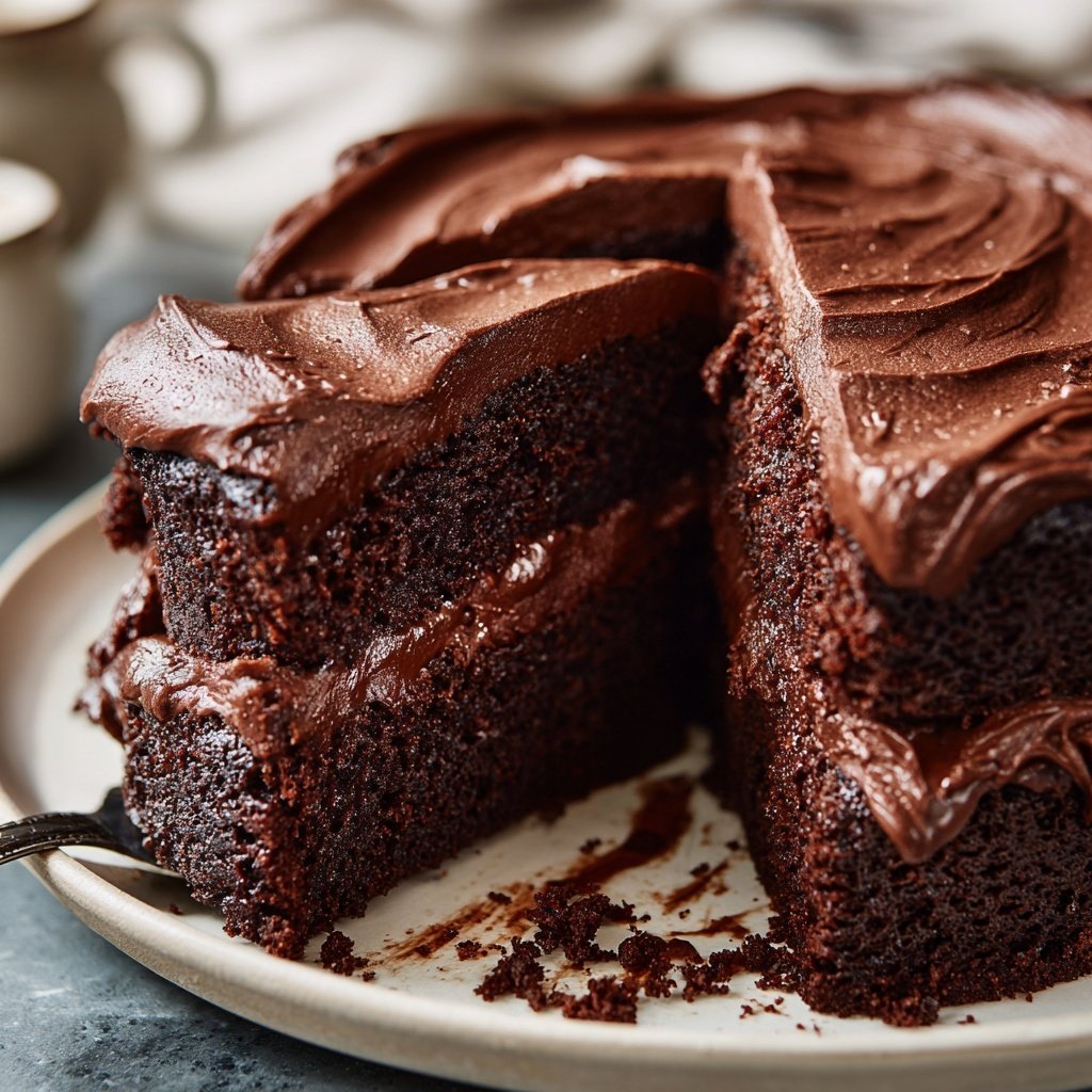 Chocolate Cake With Dark Cocoa