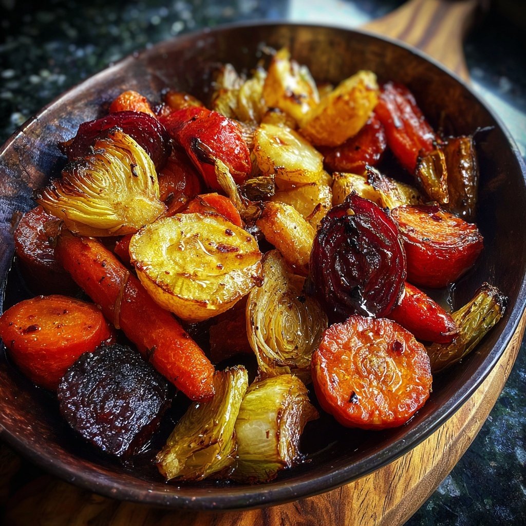 Honey Roasted Root Vegetables