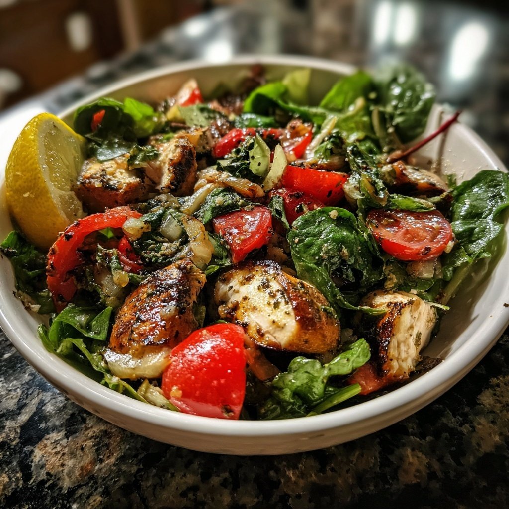 Mediterranean Grilled Chicken Salad
