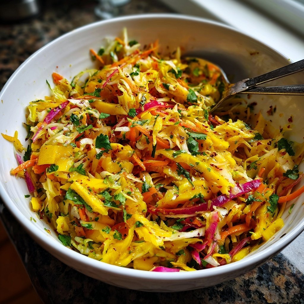 Jamaican Mango Slaw
