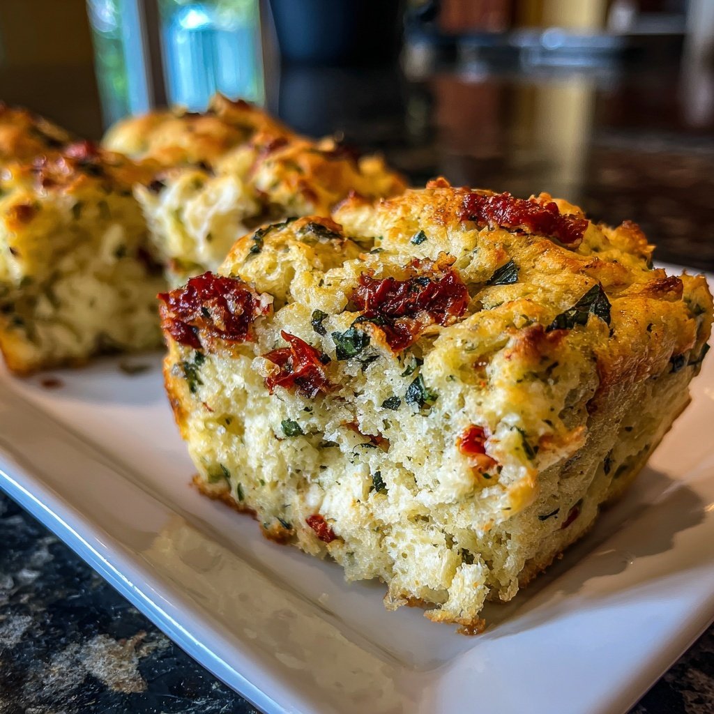 Super Bowl Savory Veggie Muffin Squares