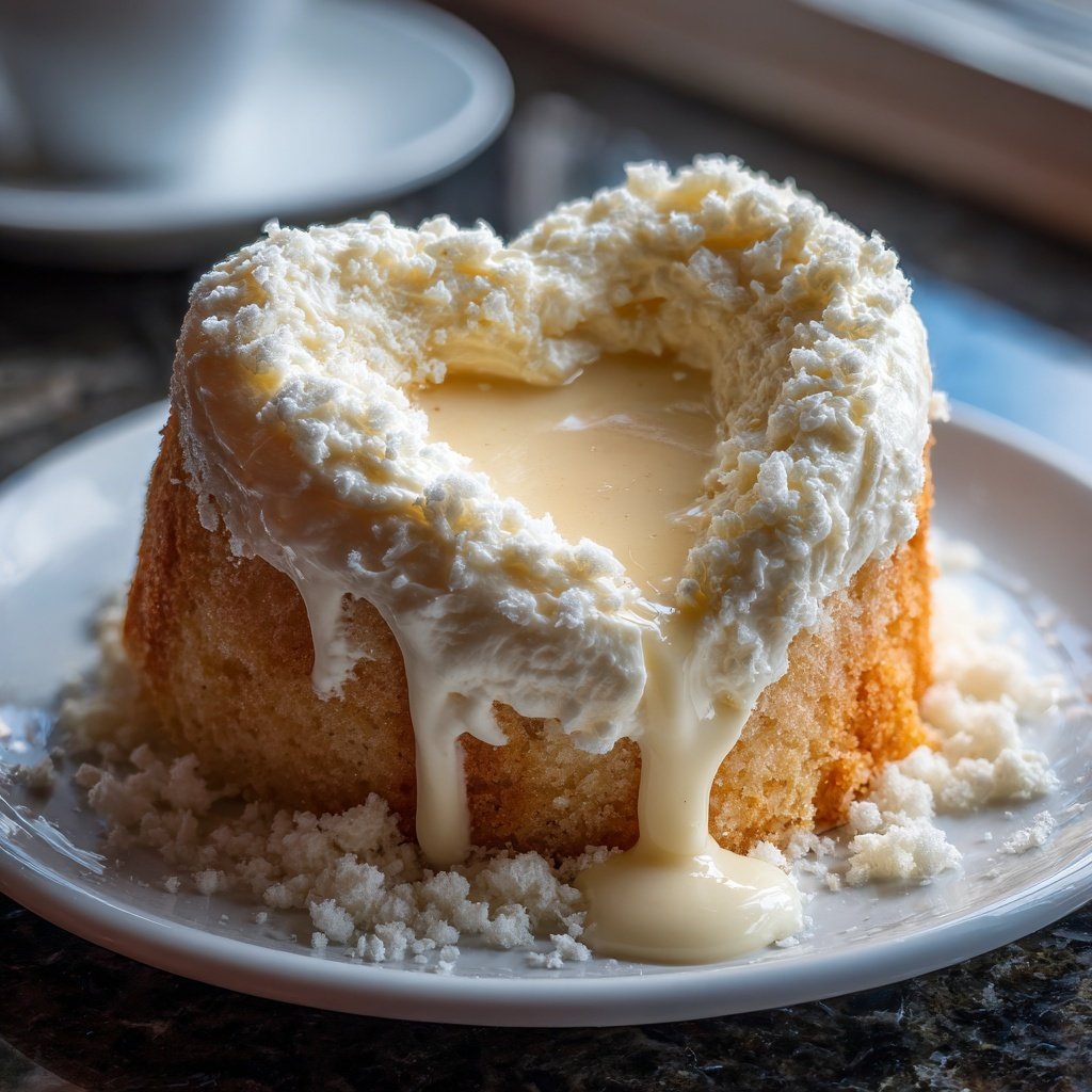 Mini Heart Cake with Honey Lemon Buttercream