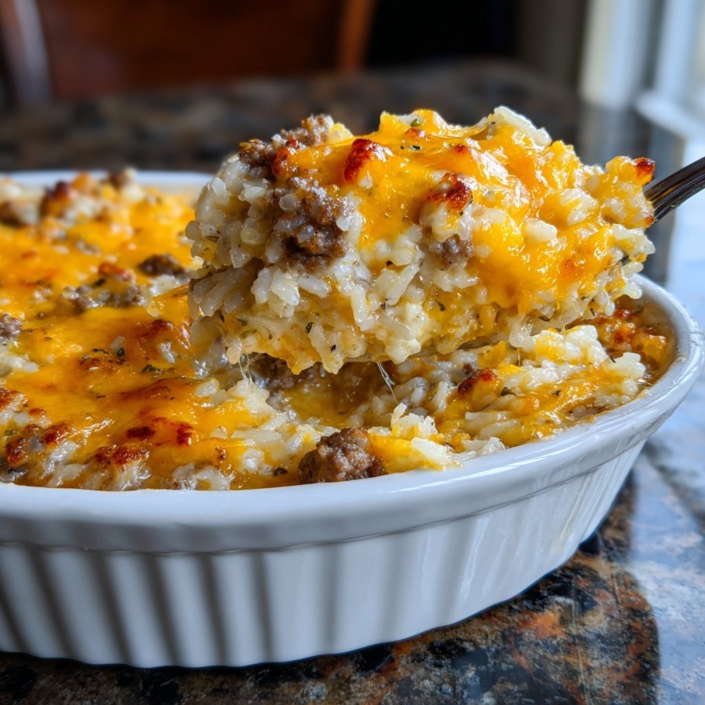 Ground Beef Rice Casserole
