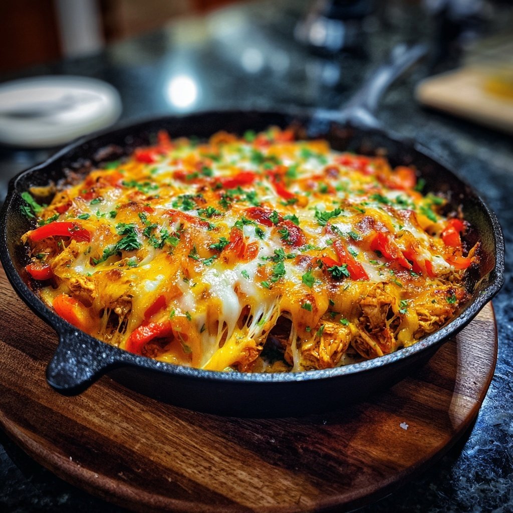 Rotisserie Chicken Taco Casserole