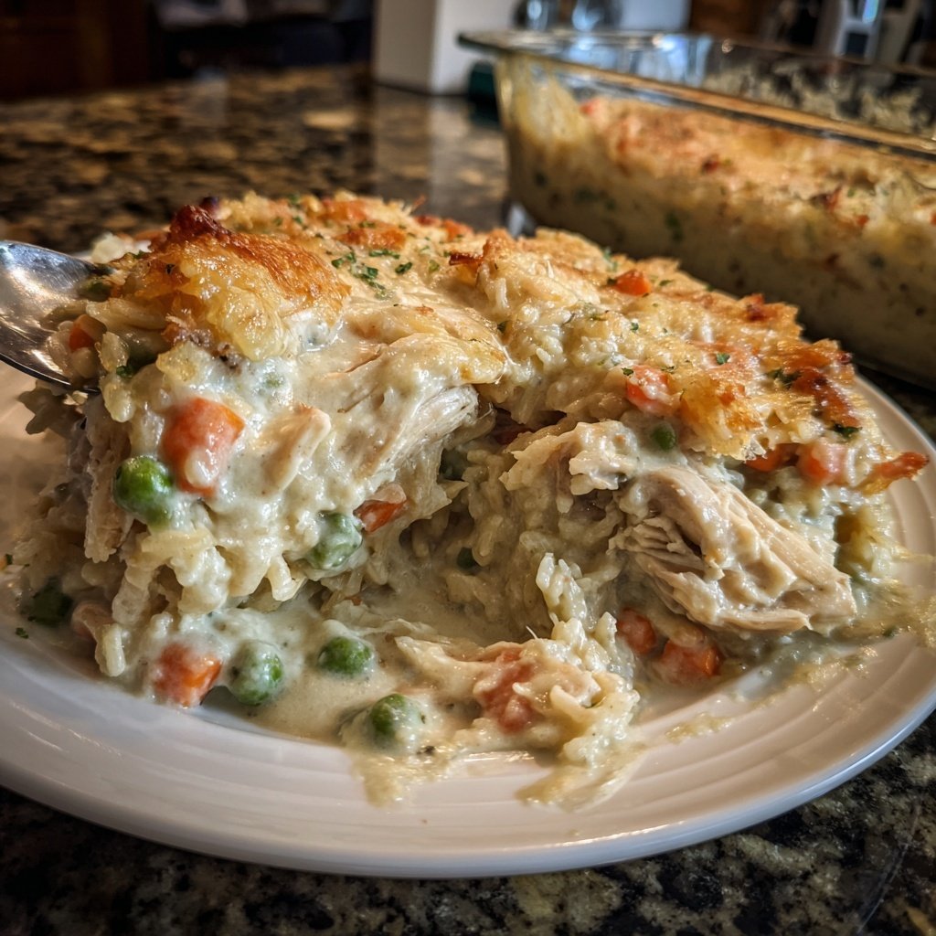 Creamy Chicken And Rice Casserole