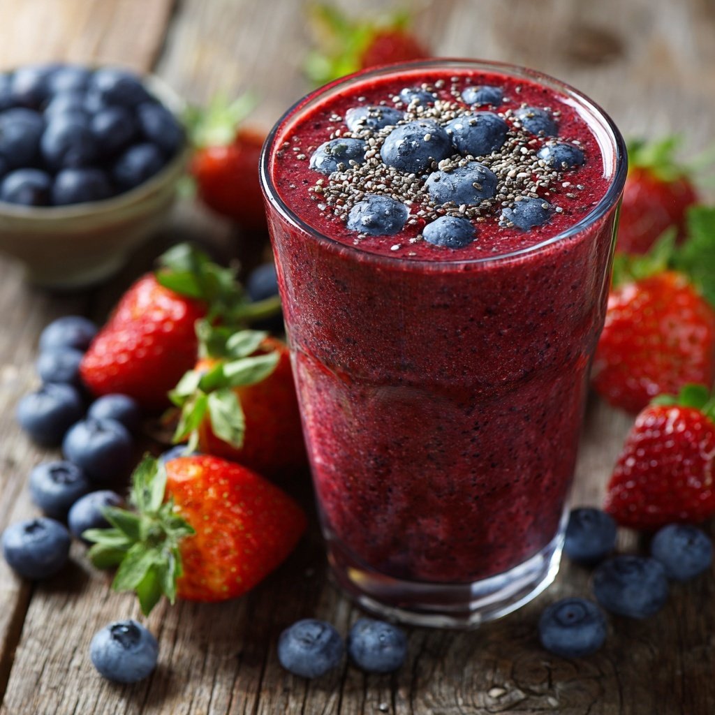 Berry Protein Breakfast Smoothie