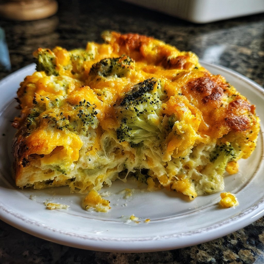 Sunday Cheesy Broccoli Bake